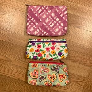 Three New Clinique Cosmetic Bags